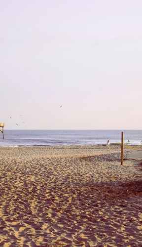 Atlantic Beach NC pier at dusk